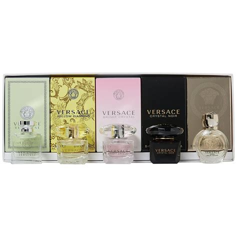 versace miniatur set for woman|versace 5 piece mini set.